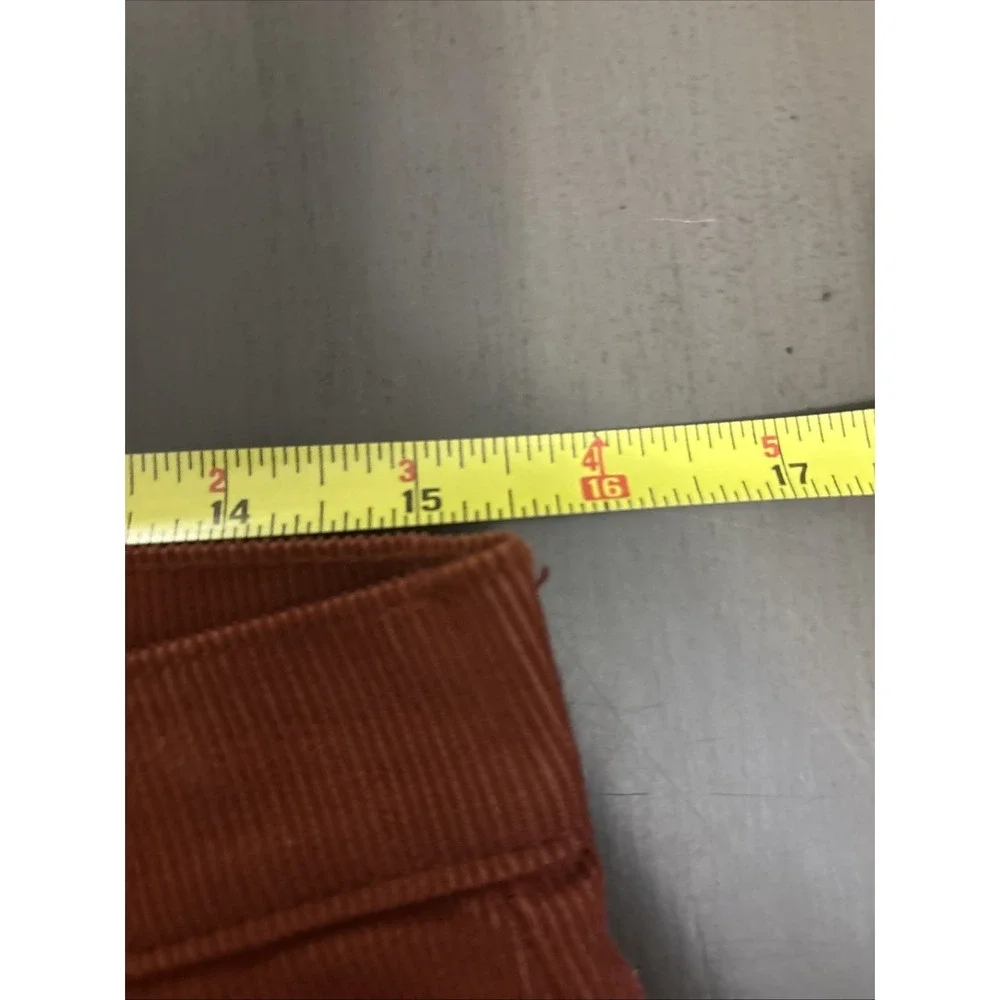 Vintage Genuine‎ Roebucks Pants Men's 30x33 1980 's Red Corduroy Flares